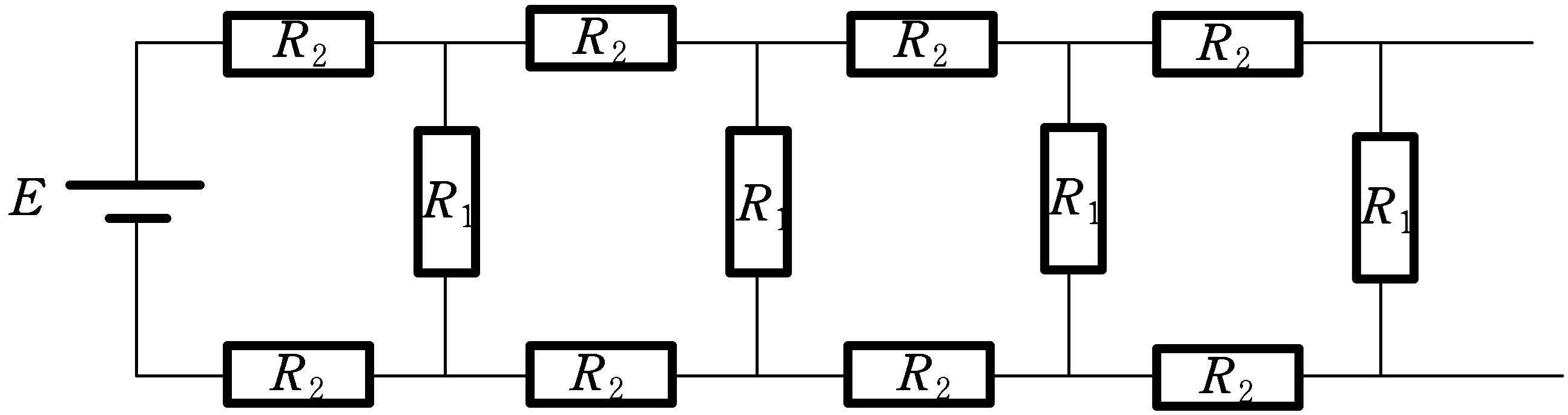 無限に続く回路の合成抵抗 | Physicmath（フィジクマス）